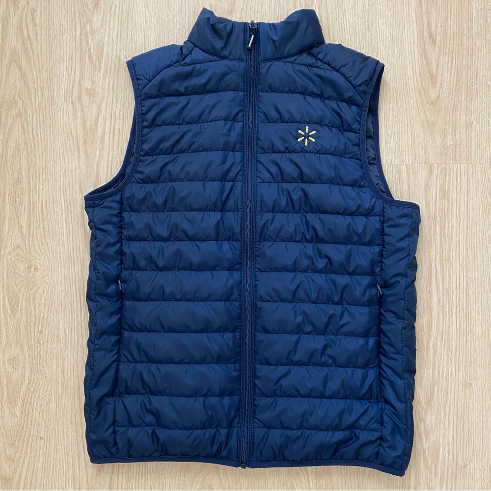 Walmart navy puffer vest size S